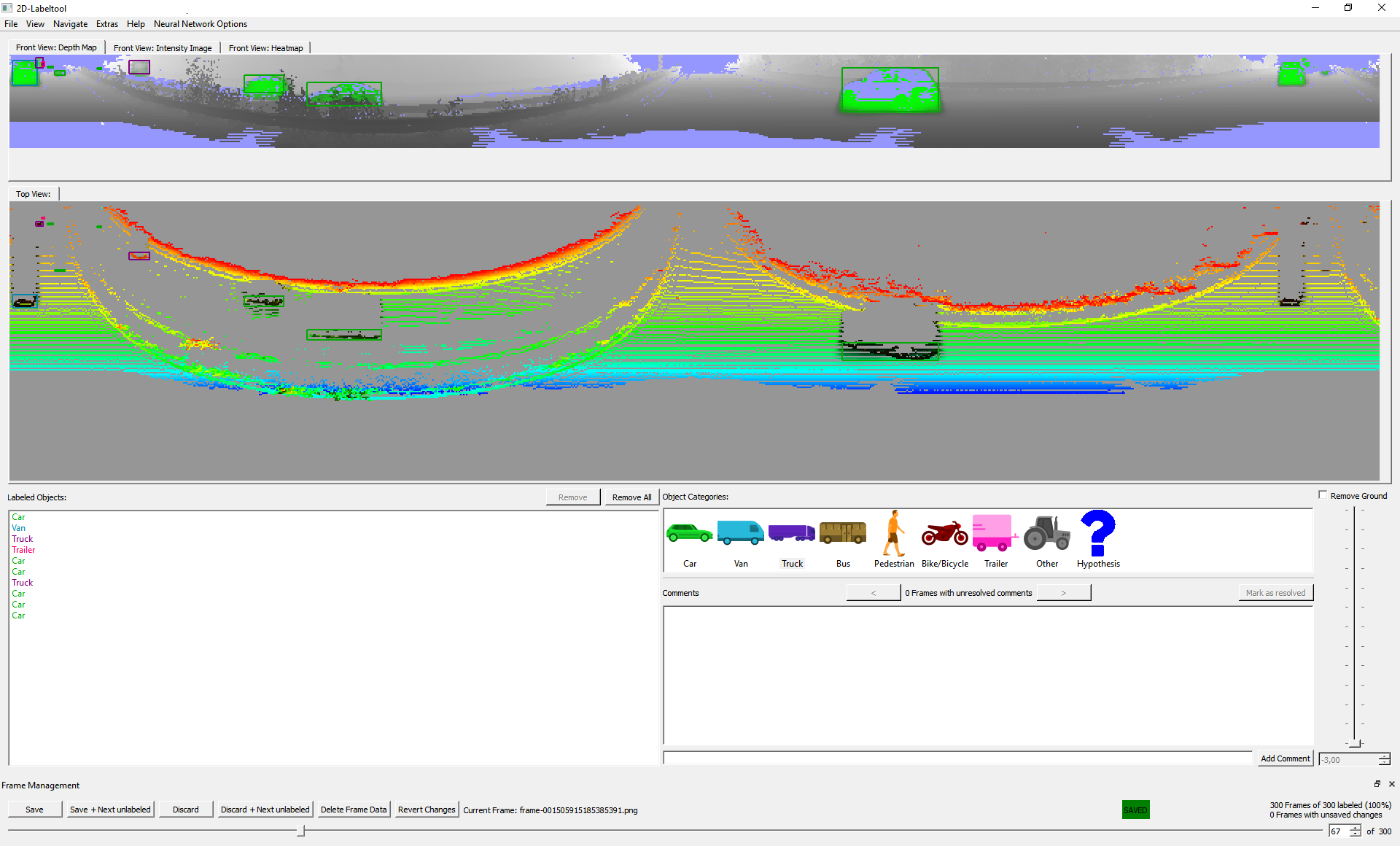 Interface 2D Labeltool